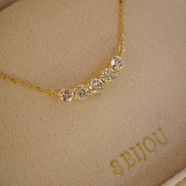 JEWELLERY REMODELLING・18K CHAMPAGNE GOLD DIAMOND NECKLACE